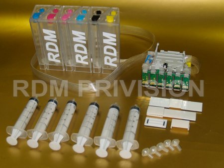 СНПЧ RDM Epson R290. Система непрерывной подачи чернил для струйных фотопринтеров Epson R290 R295 1410